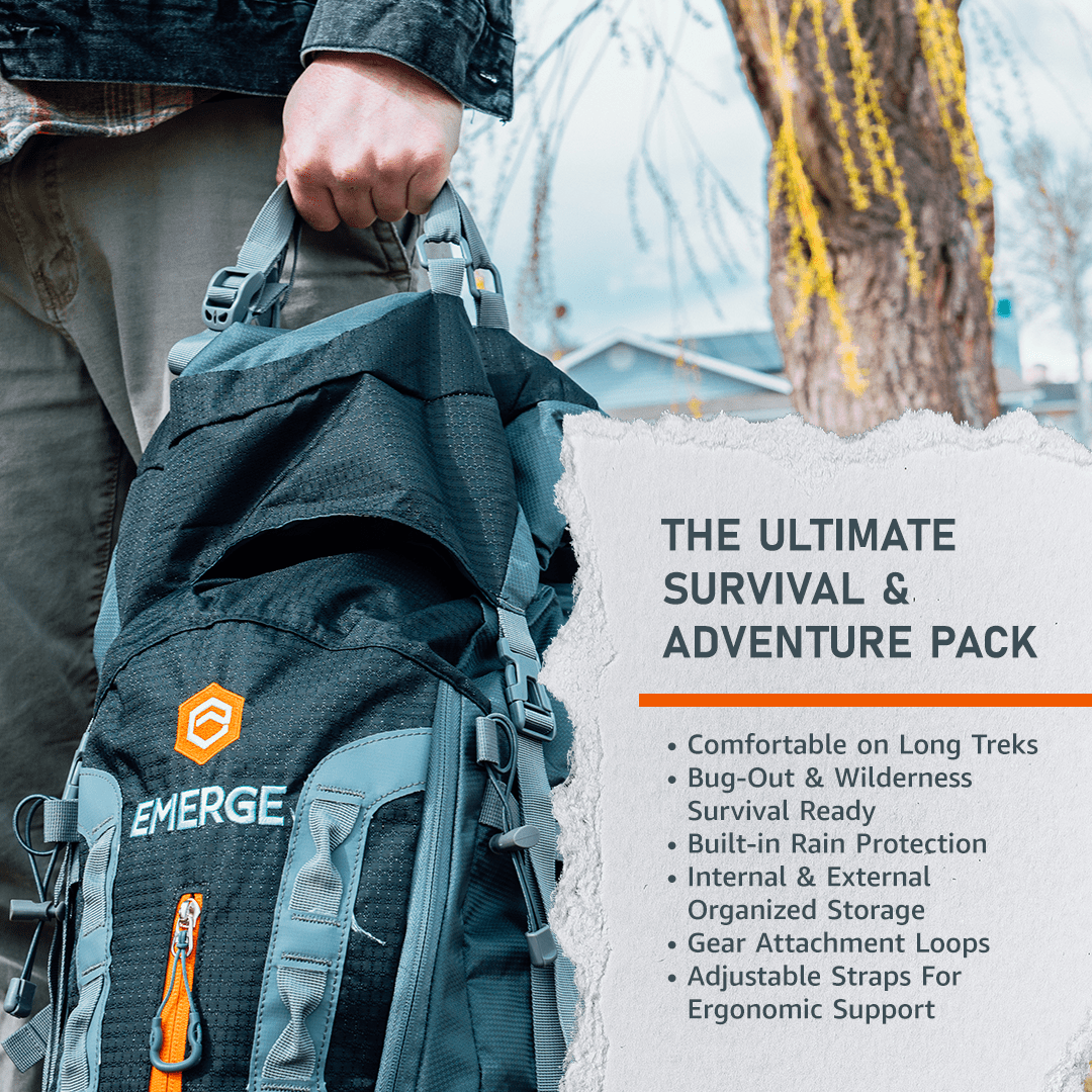 80L Survival Backpack - The Ranger - Wander Together Outfitters