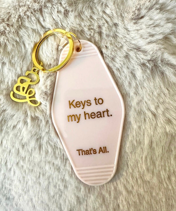 “Keys to My Heart” Motel Keyring
