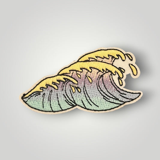Pastel Wave Iron On Patch