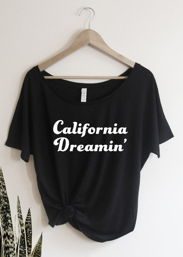 "California Dreamin"  Off the Shoulder Tee