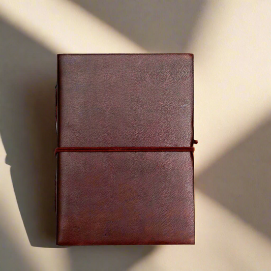 Rustic Dark Brown 5x7 Leather Journal