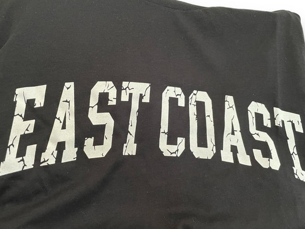 "East Coast" Distressed Graphic T-Shirt (SALE)-Last One
