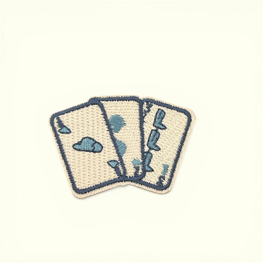 Coastal Cowgirl Playing Cards Iron On Patch