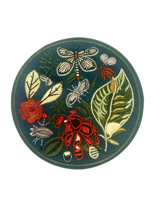 Bugs and Foliage Iron On Patch
