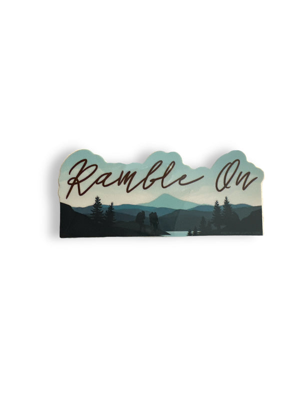 “Ramble On” Vinyl Sticker