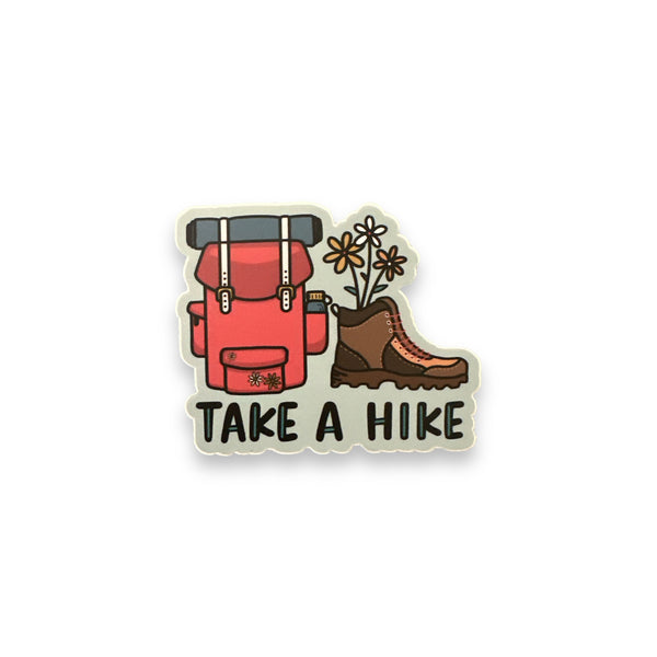 “Take A Hike” Backpack Vinyl Sticker