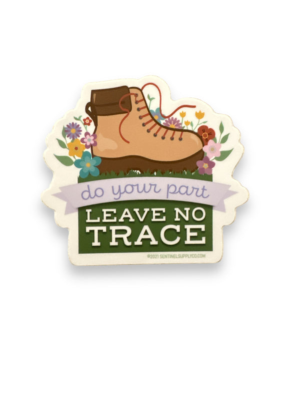 “Do Your Part Leave No Trace” Vinyl Sticker