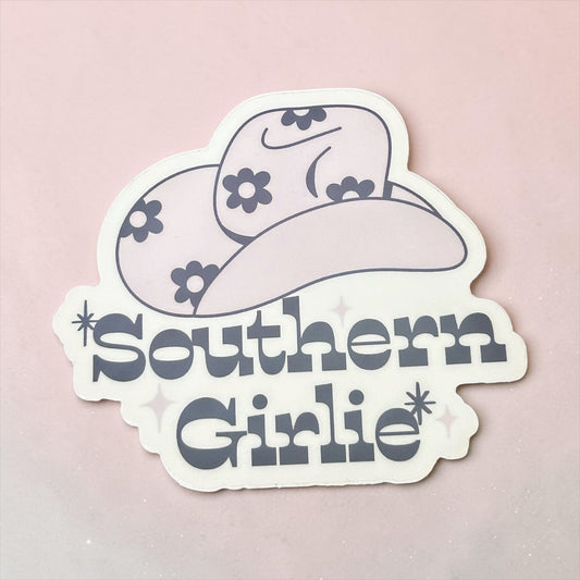 “Southern Girlie” Cowboy Hat Sticker