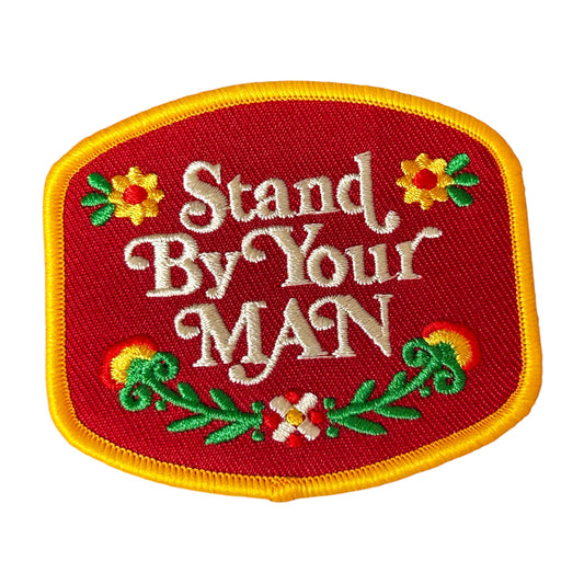 “Stand By Your Man” Iron On Patch