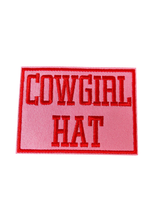 “Cowgirl Hat” Iron On Patch