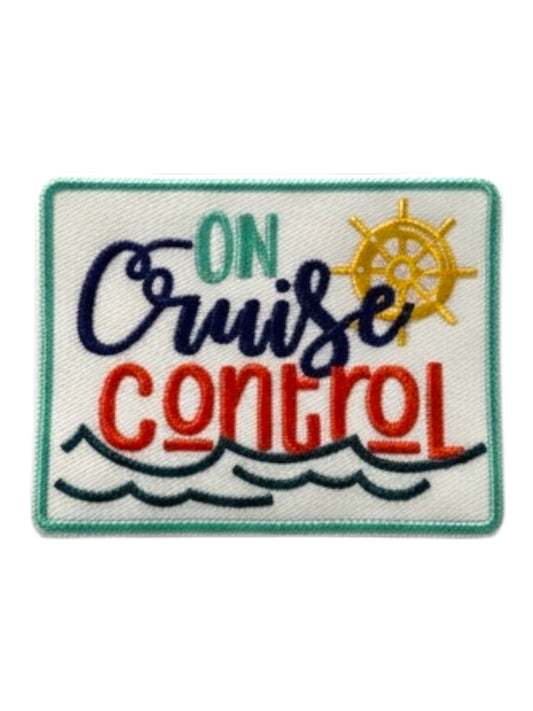 “On Cruise Control” Iron On Patches
