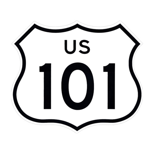 California US 101 Sticker