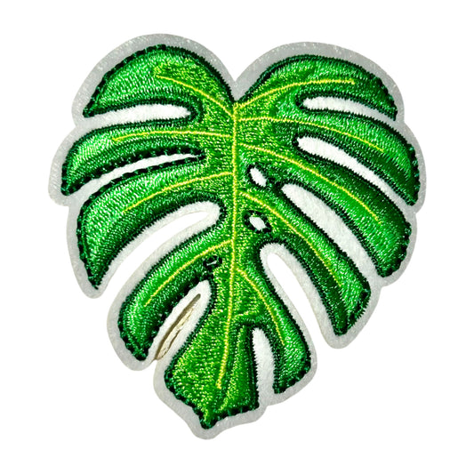 Monstera Leaf Iron On Patch