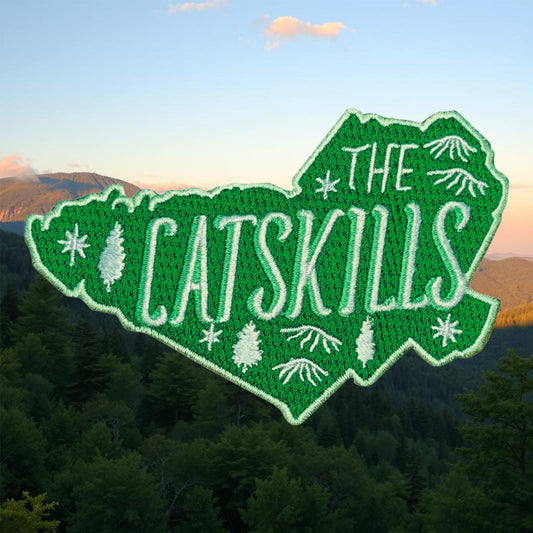 Catskills Iron On Embroidered Patch