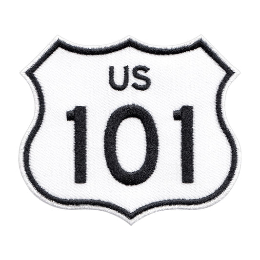 California Highway US 101 Embroidered Iron On Patch