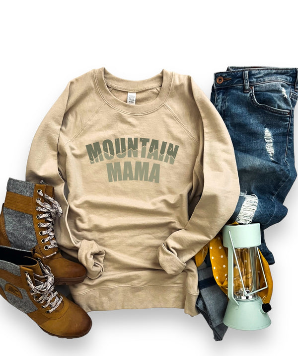 “Mountain Mama” French Terry Raglan