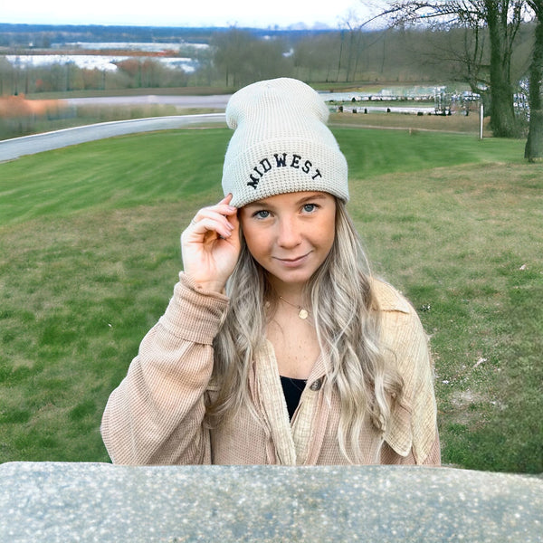 “Midwest” Embroidered Unisex Beanie