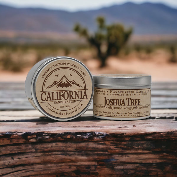 “Joshua Tree” All Natural Organic Soy Candles & Scents