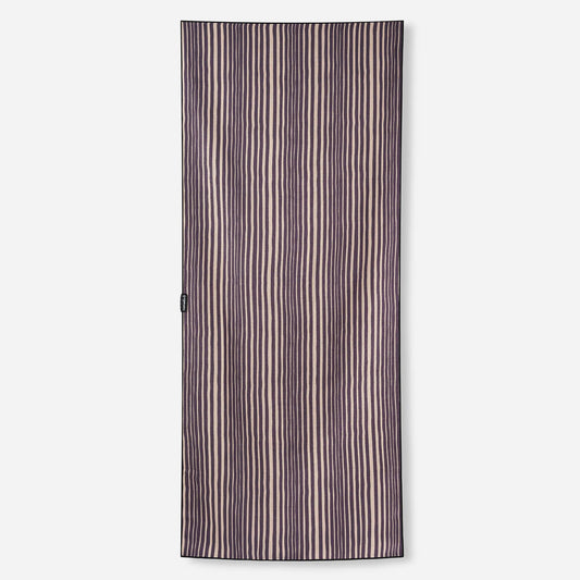 Heritage Stripe Black and Tan Quick Dry Original Towel