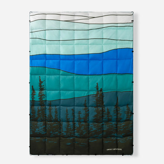 Graphene Puffer Sleeping Bag Blanket: Smoky Mountain