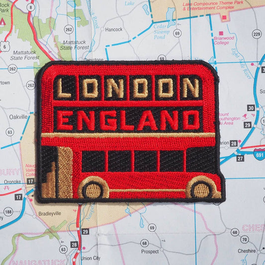 London England Embroidered Iron On Patch