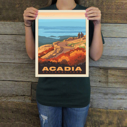 Acadia National Park (63 National Parks) Art Print - Wander Together Outfitters