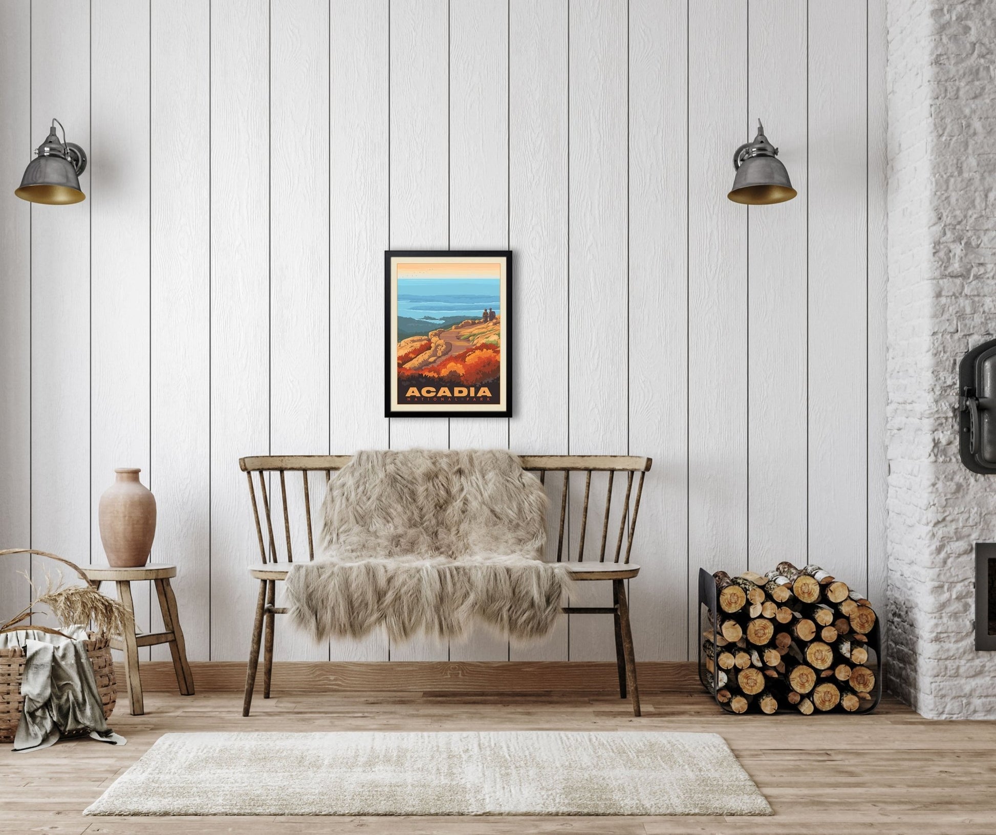 Acadia National Park (63 National Parks) Art Print - Wander Together Outfitters