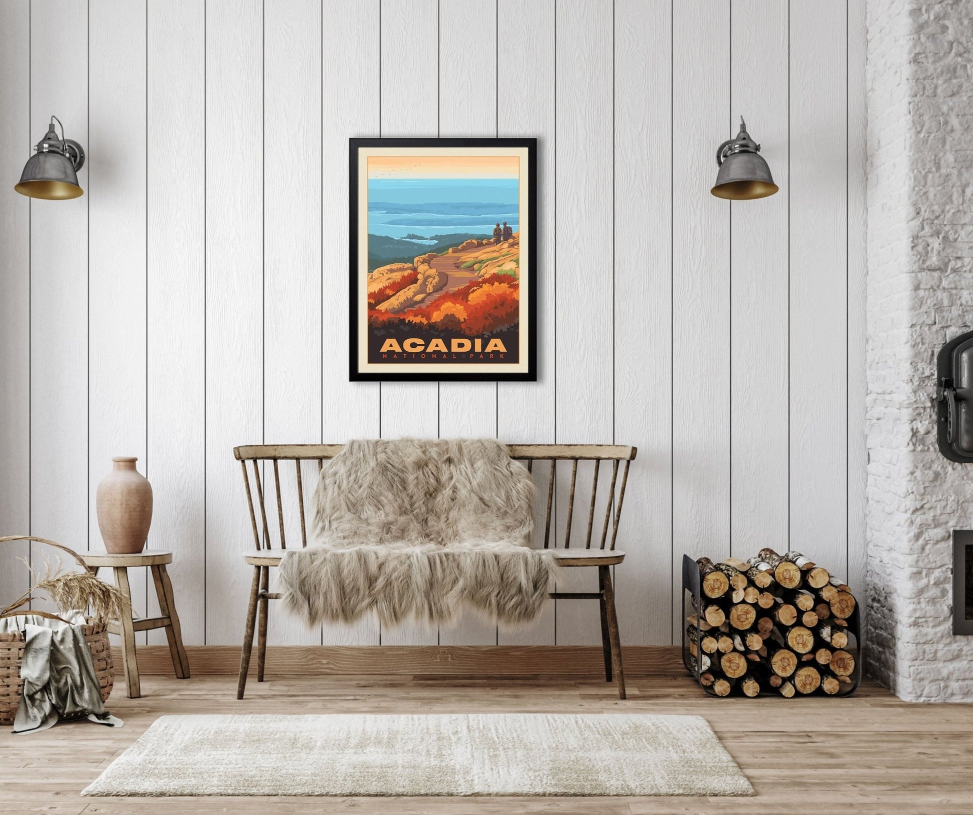 Acadia National Park (63 National Parks) Art Print - Wander Together Outfitters