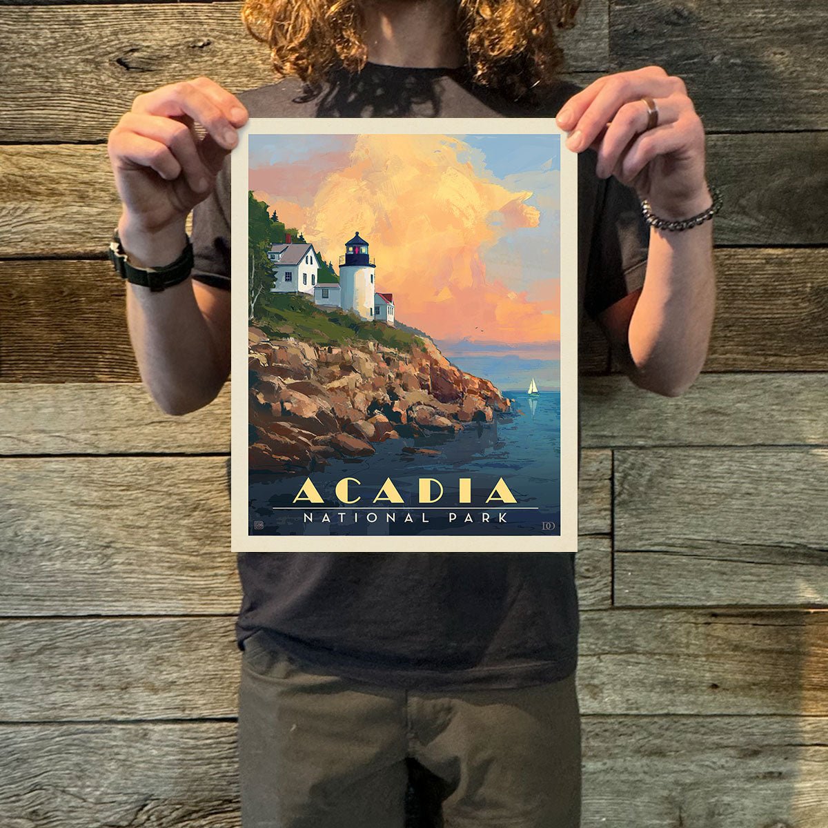 Acadia National Park: Lighthouse Art Print - Wander Together Outfitters