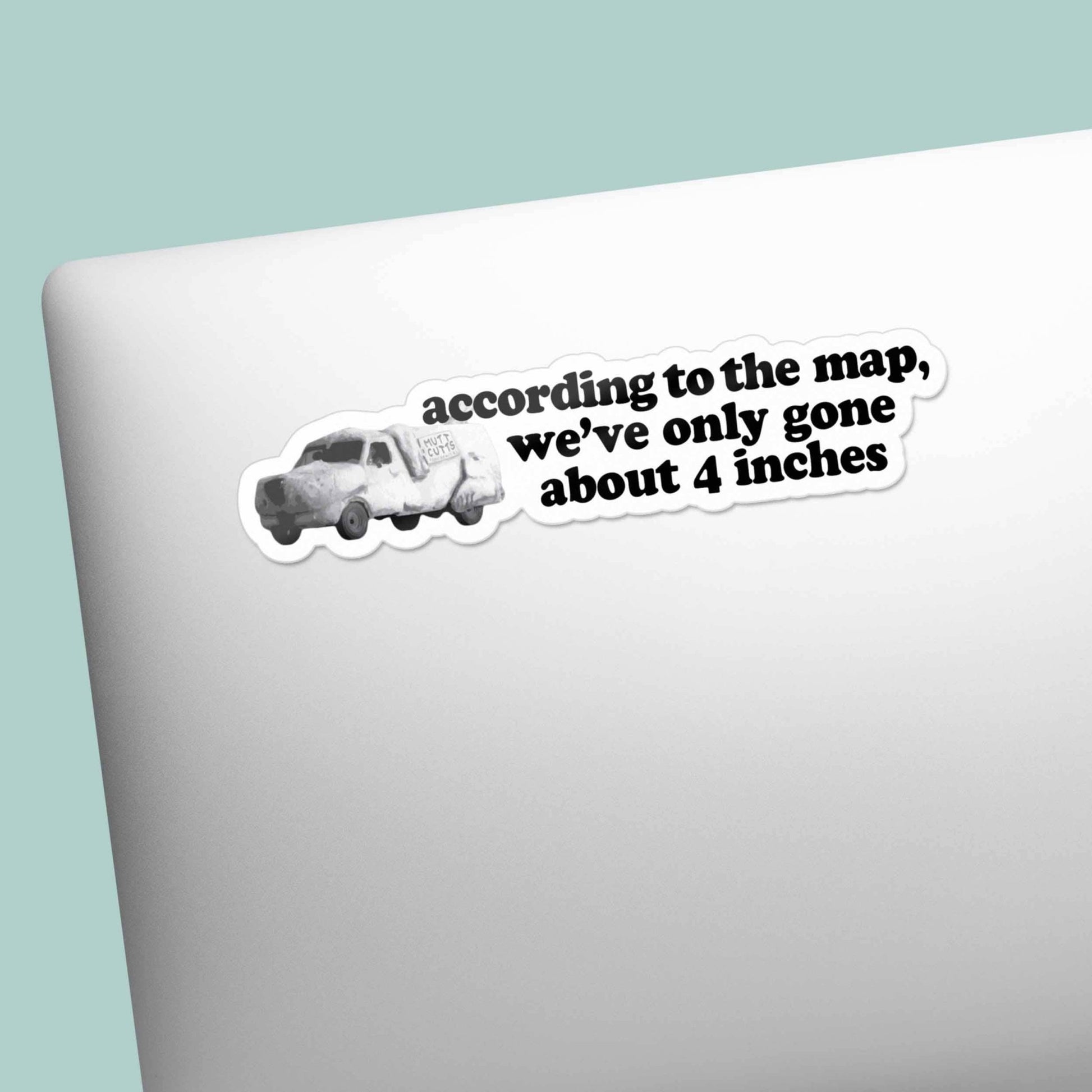 According to the Map Funny Movie Quote Sticker - Wander Together Outfitters