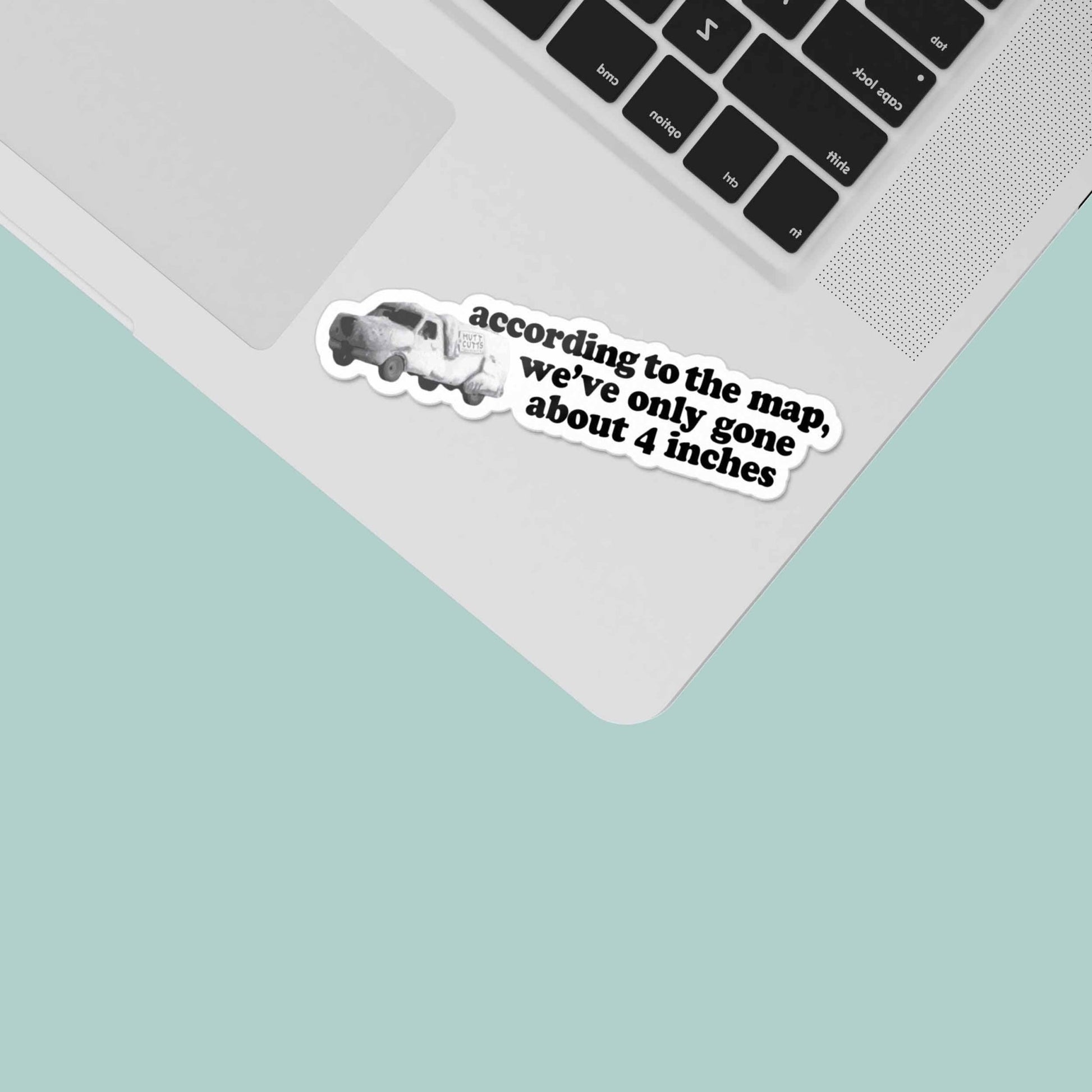 According to the Map Funny Movie Quote Sticker - Wander Together Outfitters