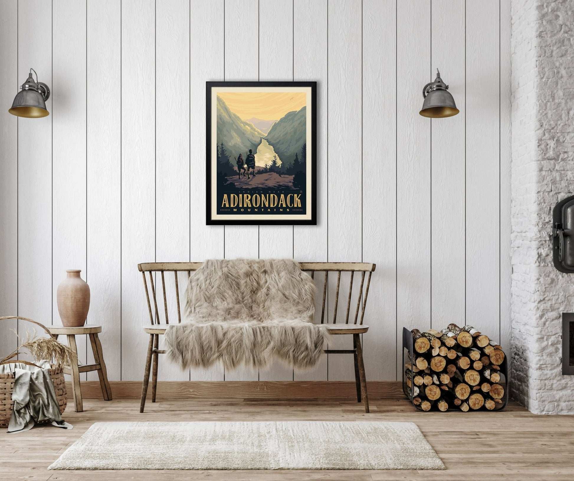 Adirondack Mountains: Indian Head (American Travel) Art Print - Wander Together Outfitters