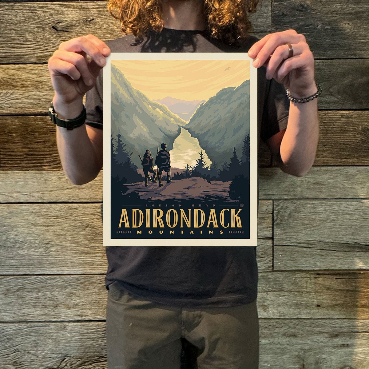 Adirondack Mountains: Indian Head (American Travel) Art Print - Wander Together Outfitters