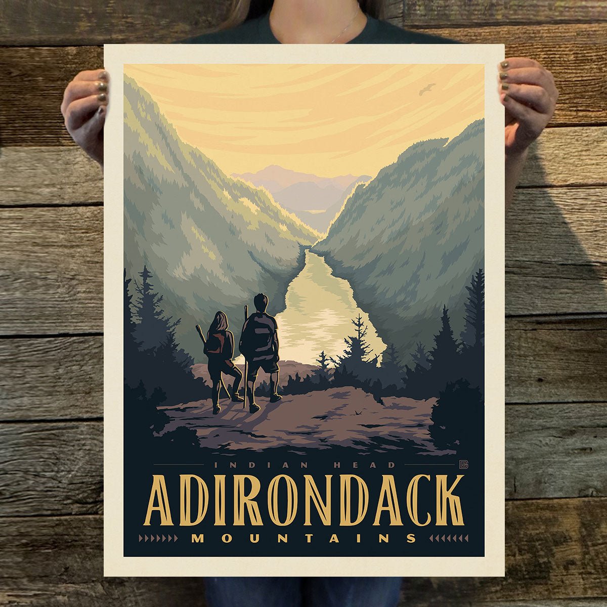 Adirondack Mountains: Indian Head (American Travel) Art Print - Wander Together Outfitters