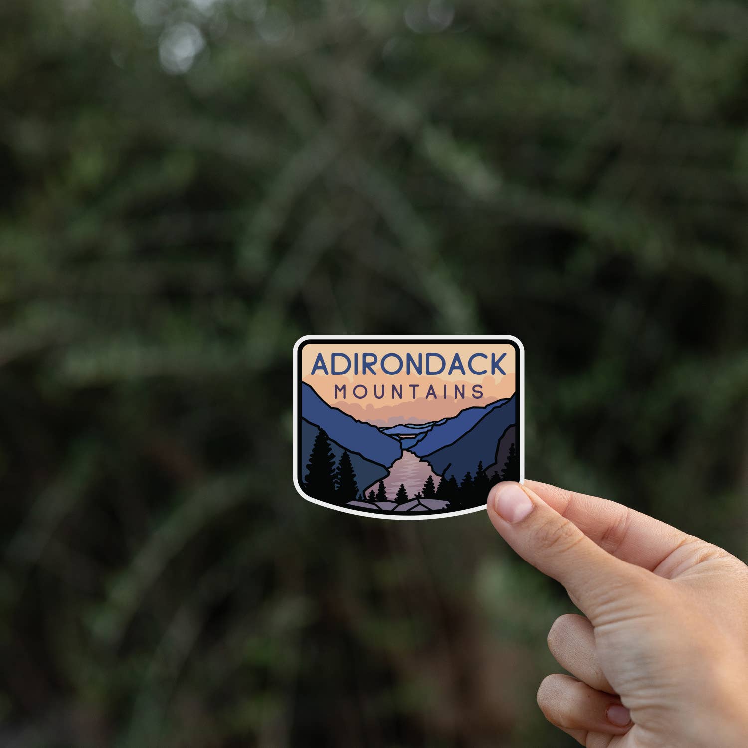 Adirondack Mountains Vinyl Sticker - Wander Together Outfitters