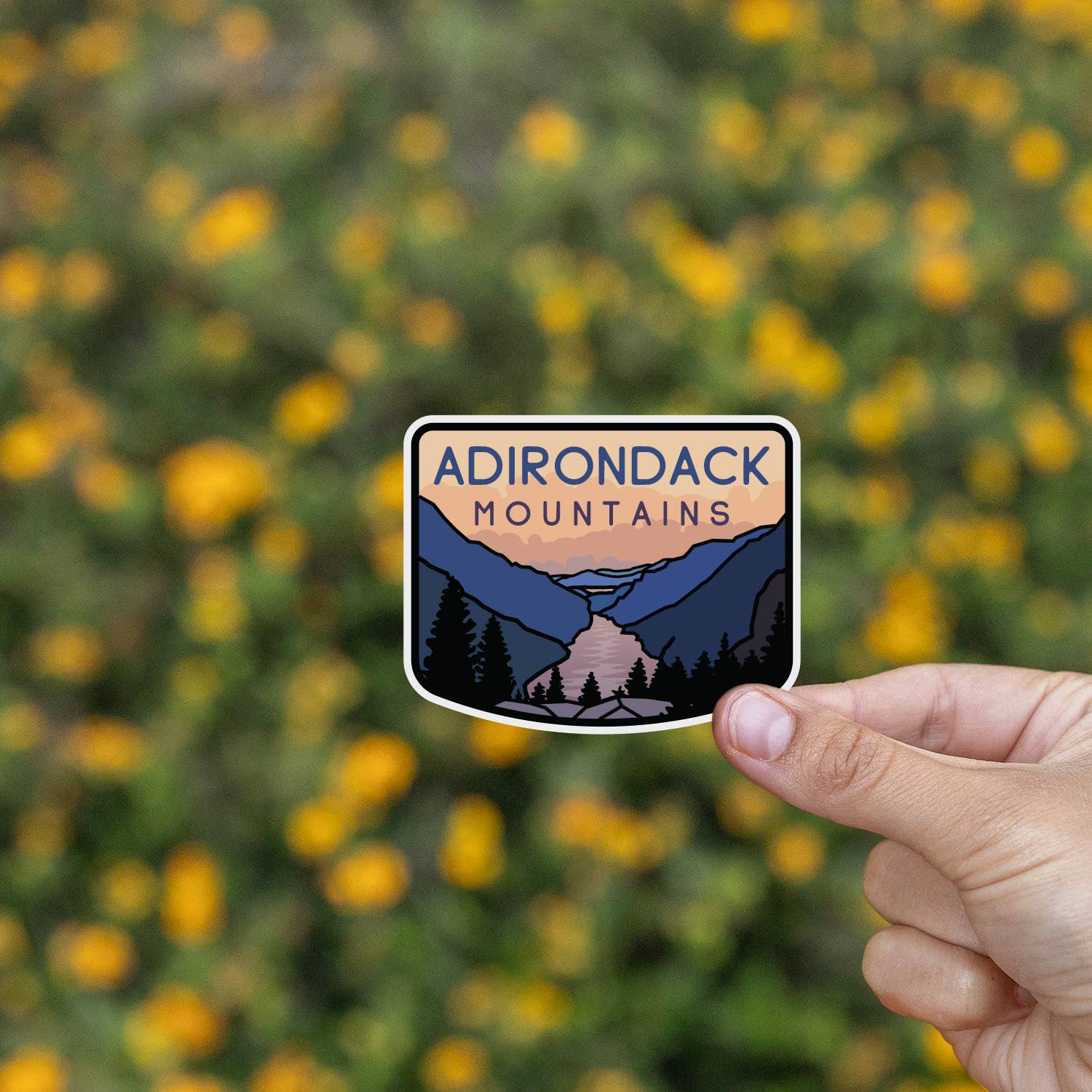 Adirondack Mountains Vinyl Sticker - Wander Together Outfitters
