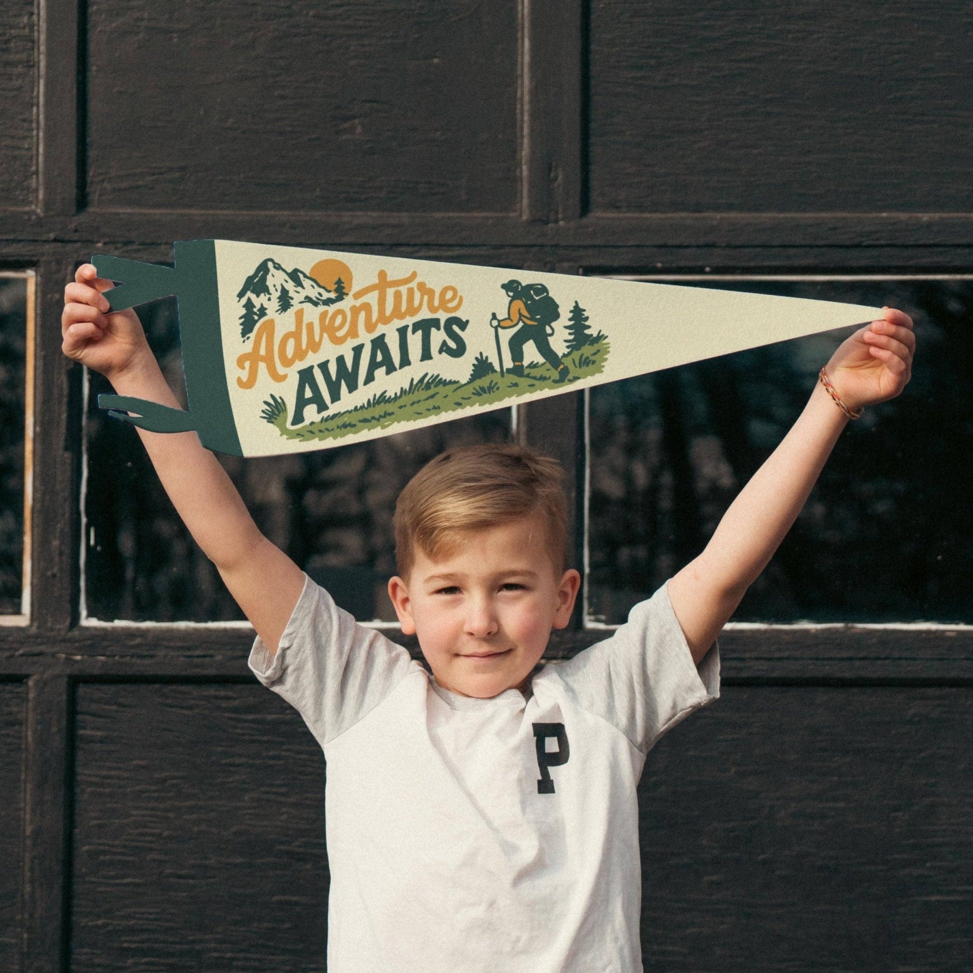"Adventure Awaits" Felt Pennant - Wander Together Outfitters