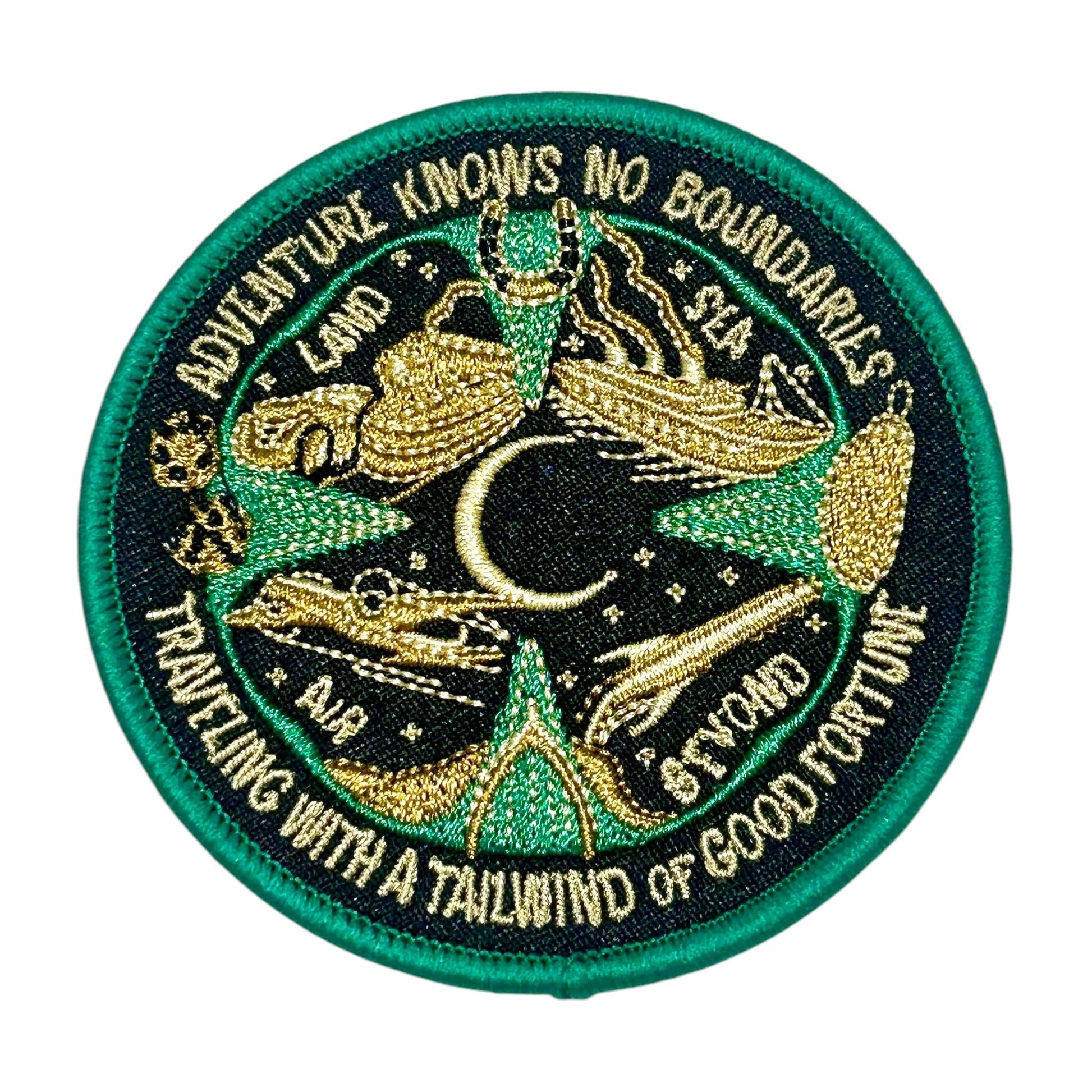 “Adventure Knows No Boundaries” Iron On Patch - Wander Together Outfitters