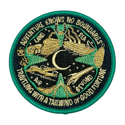 “Adventure Knows No Boundaries” Iron On Patch - Wander Together Outfitters