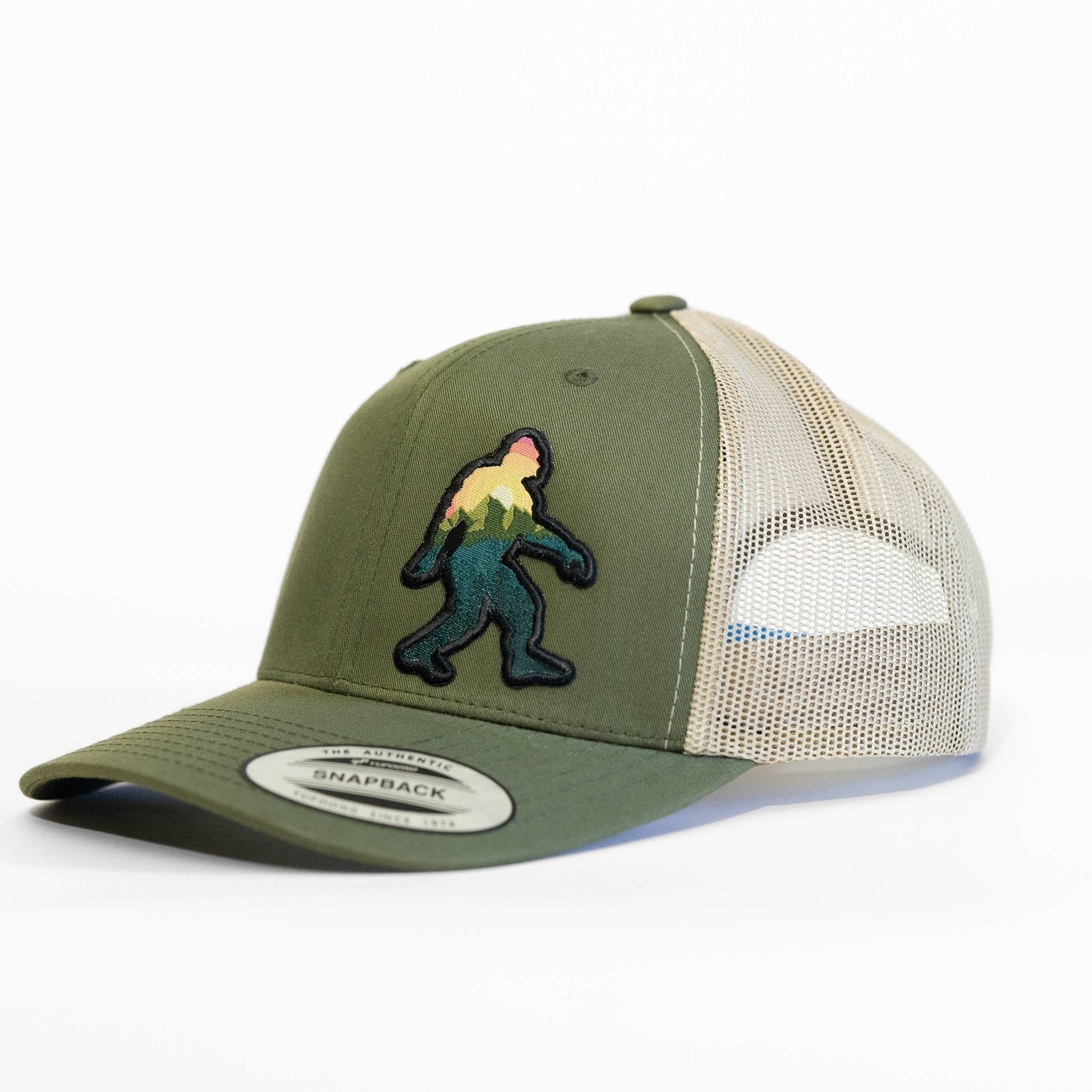 Adventure Sasquatch Hat - Bigfoot Walking in Mountains - Wander Together Outfitters