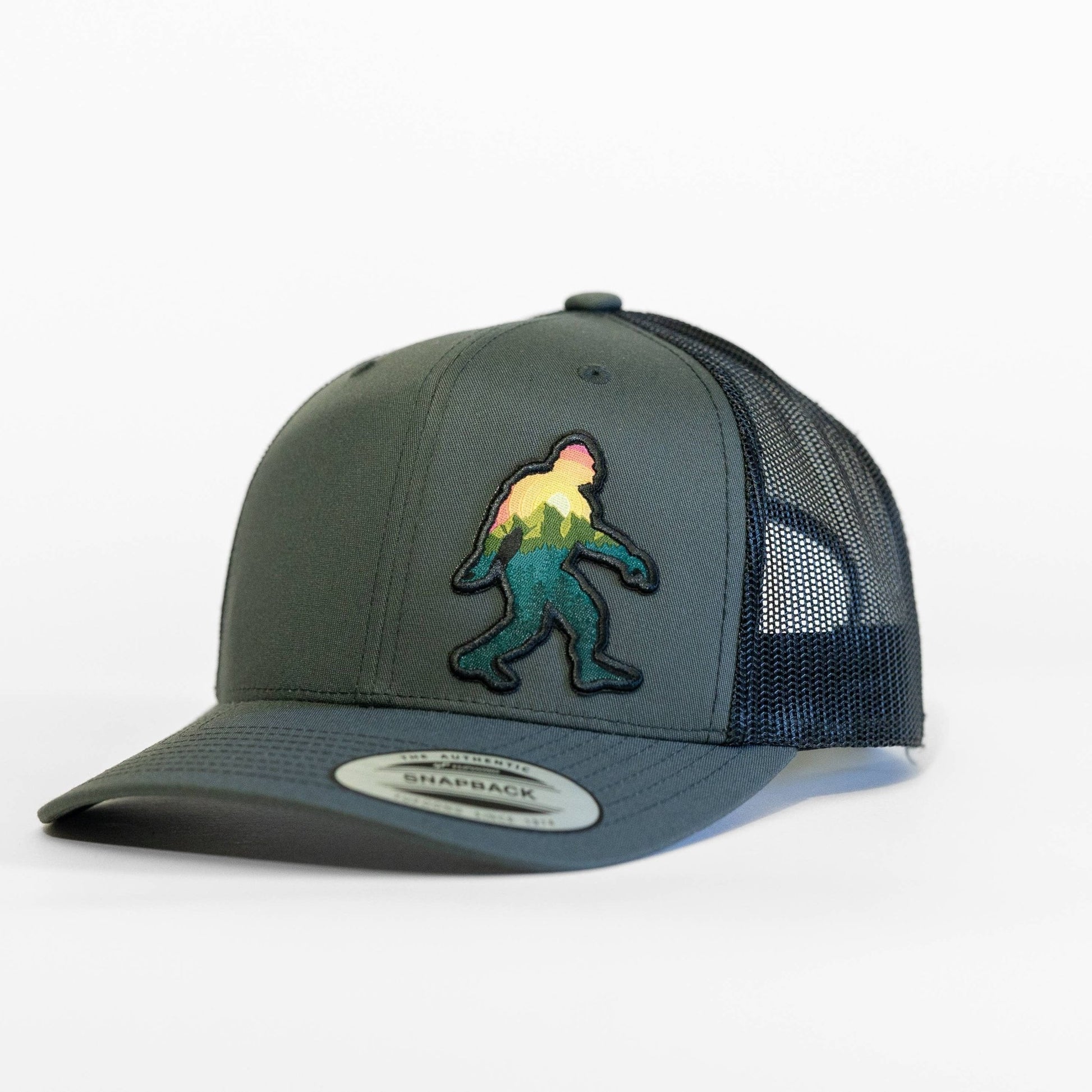 Adventure Sasquatch Hat - Bigfoot Walking in Mountains - Wander Together Outfitters