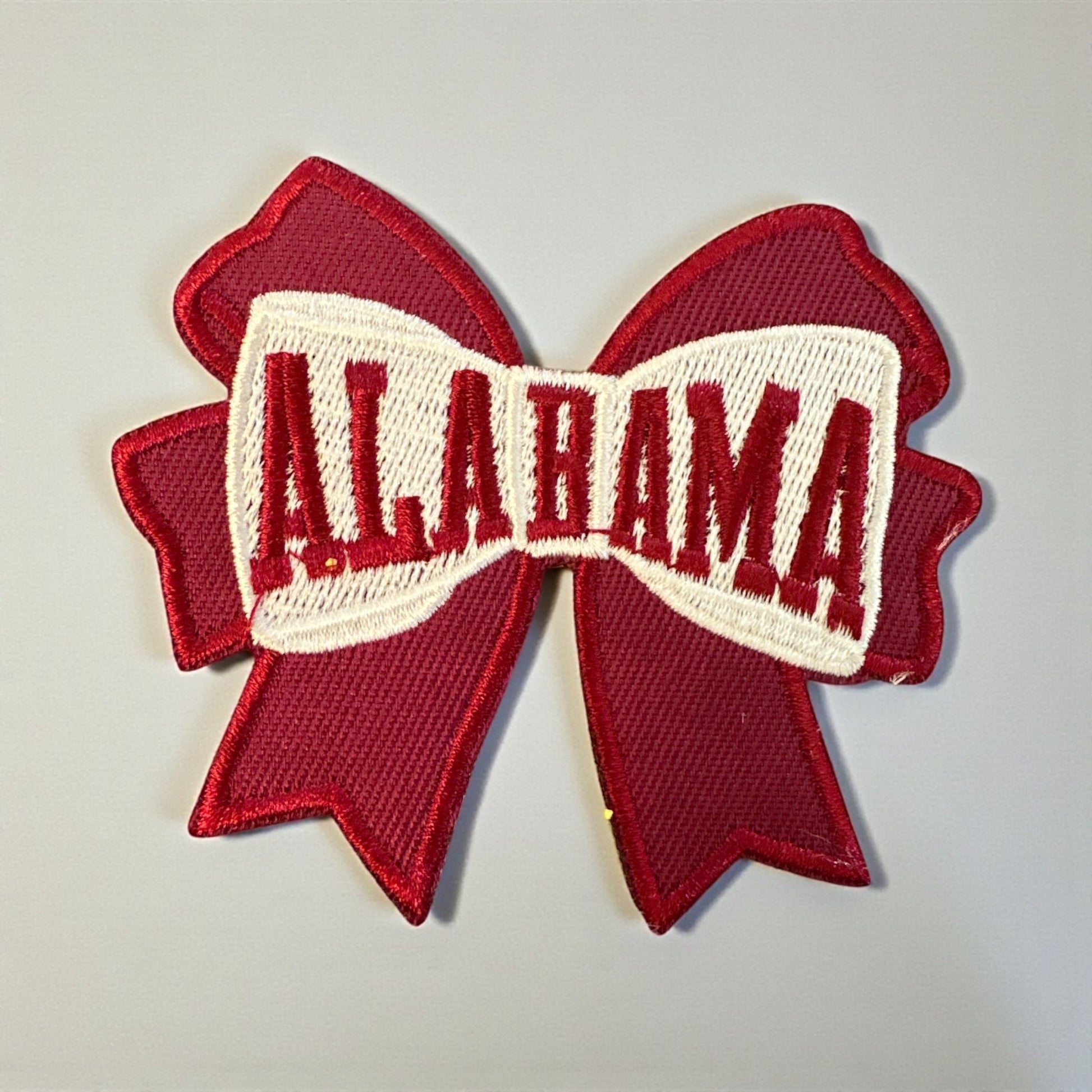 Alabama Bow Iron On Patch - Wander Together Outfitters