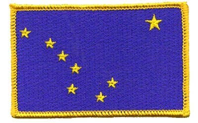 Alaska Embroidered Iron On or Sew On Patch - Wander Together Outfitters