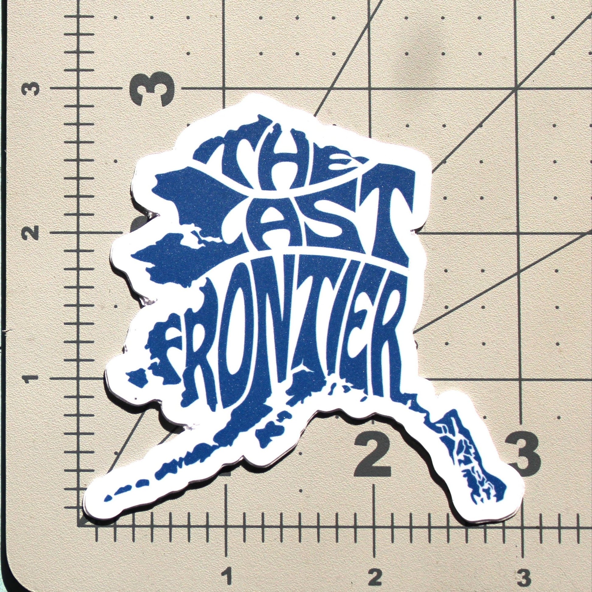 "Alaska, The Last Frontier" Map Sticker - Wander Together Outfitters