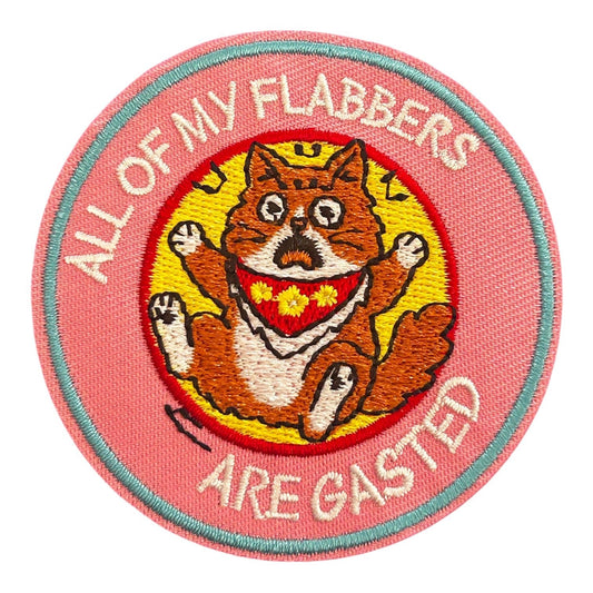 All My Flabbers Are Gasted Iron On Patch - Wander Together Outfitters