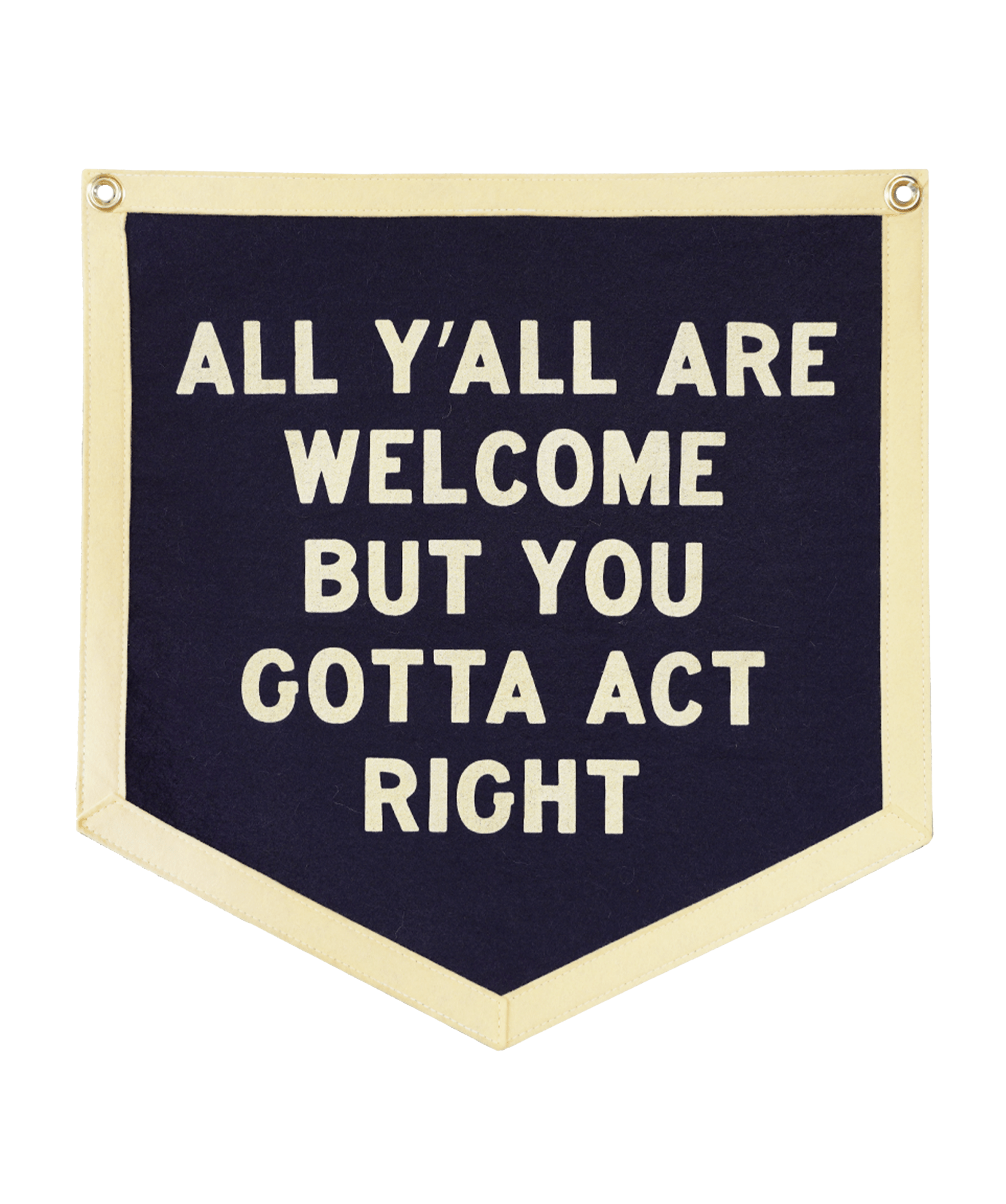"All Y'all Are Welcome" Camp Flag - Wander Together Outfitters