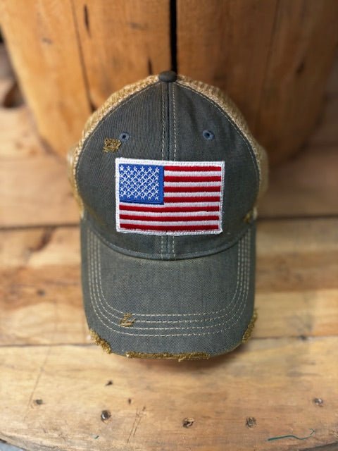 American Flag Hat - Wander Together Outfitters
