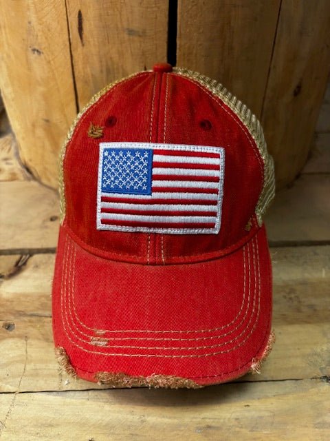American Flag Hat - Wander Together Outfitters