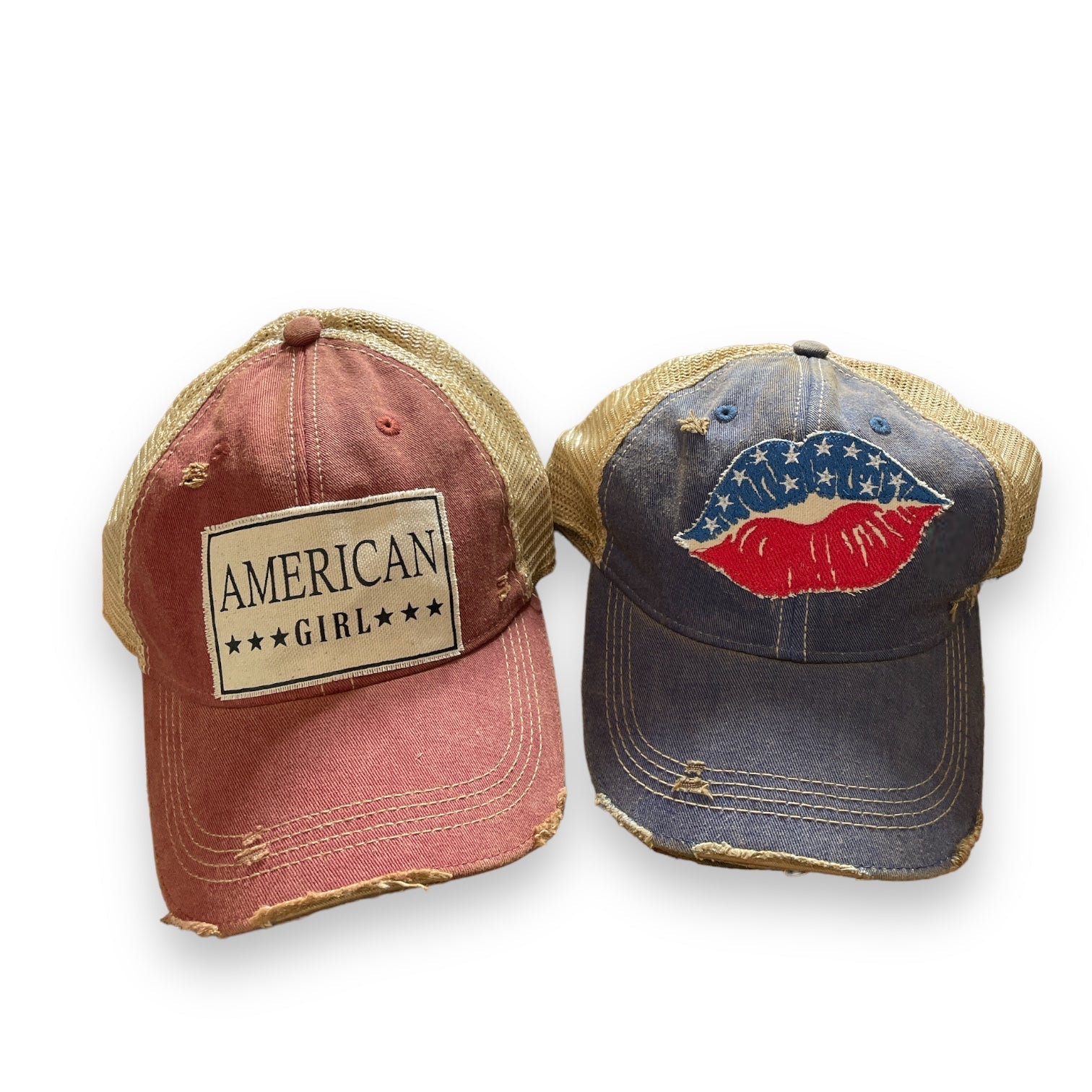 American Lips Unisex Trucker Caps (CLEARANCE) - Wander Together Outfitters