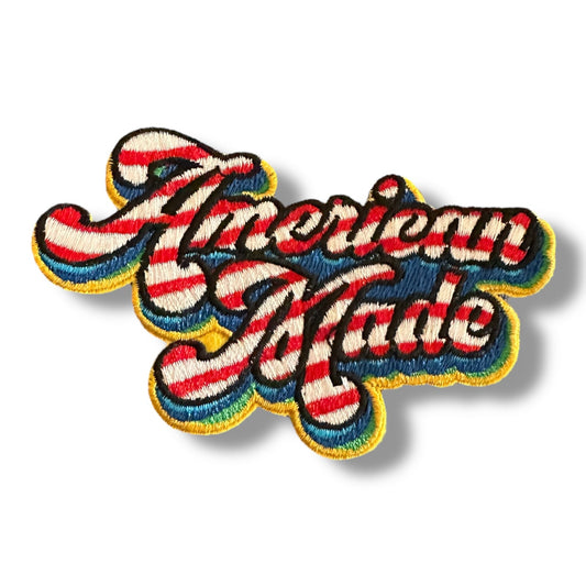“American Made” Iron On Patch - Wander Together Outfitters